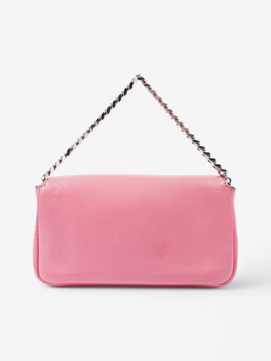 Fendi Micro Monster Baguette Pink Calfskin Leather Image 4