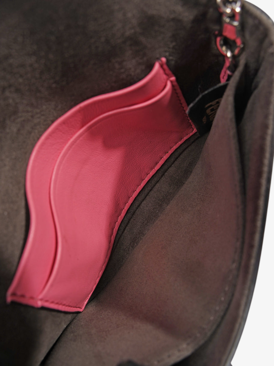 Fendi Micro Monster Baguette Pink Calfskin Leather Image 8