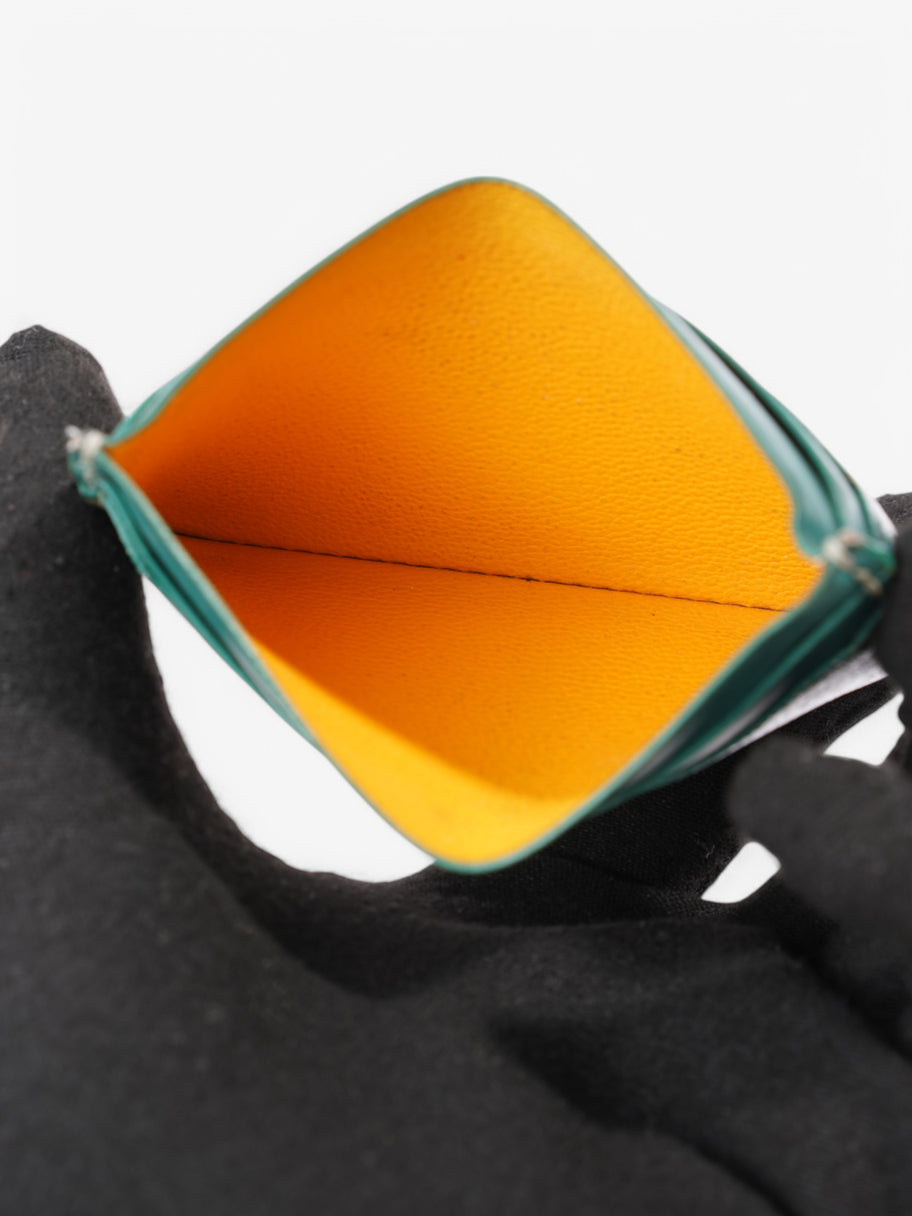 Goyard Card Holder Green Coated Canvas Image 4