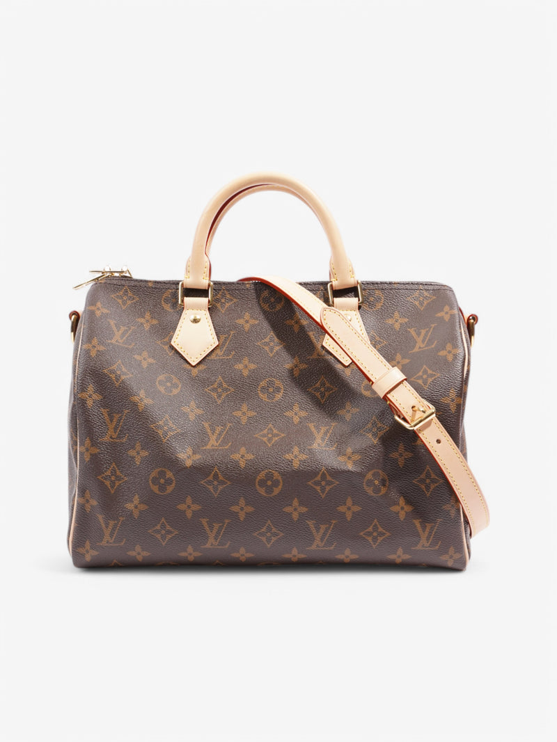  Louis Vuitton Speedy Bandouliere Monogram Coated Canvas 30