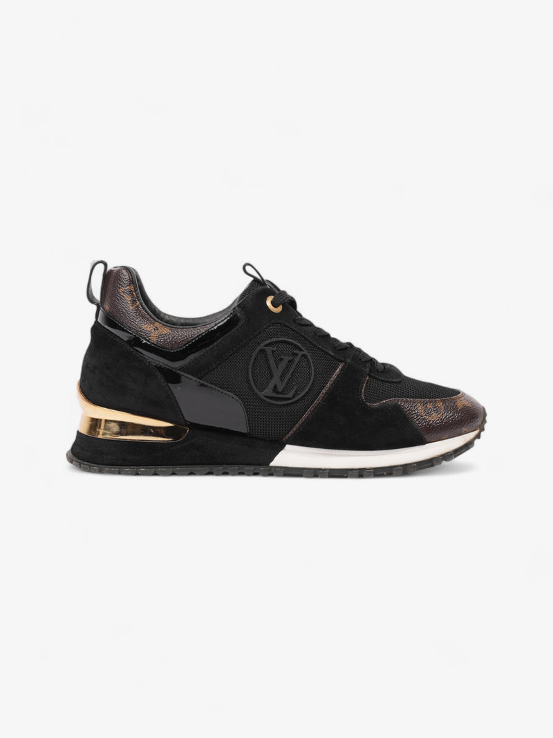  Louis Vuitton Run Away Monogram / Black / Gold Suede EU 39.5 UK 6.5