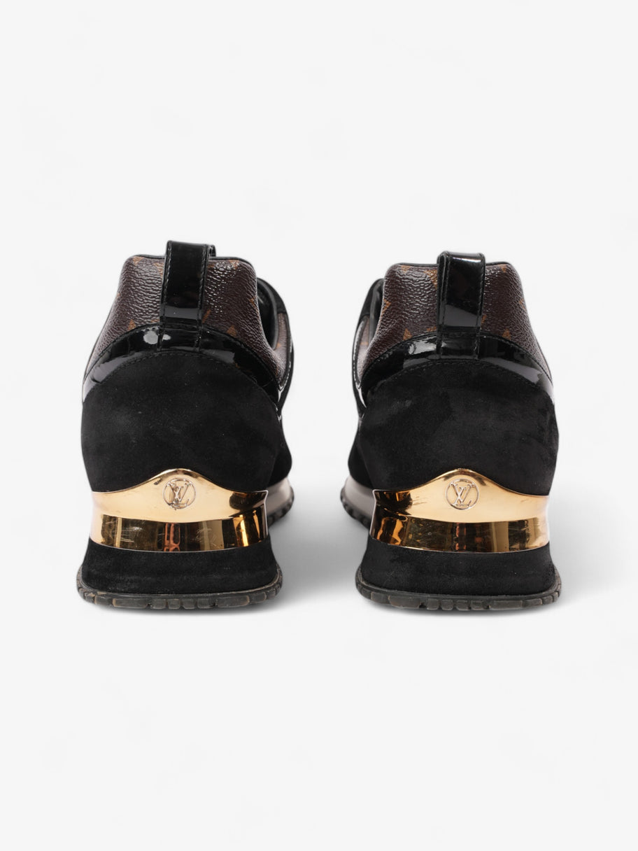 Louis Vuitton Run Away Monogram / Black / Gold Suede EU 39.5 UK 6.5 Image 6