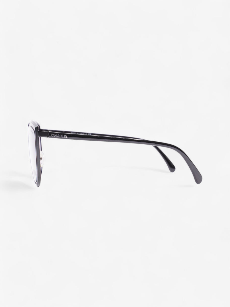 Chanel Cat-Eye Sunglasses Black Acetate 140mm Image 2
