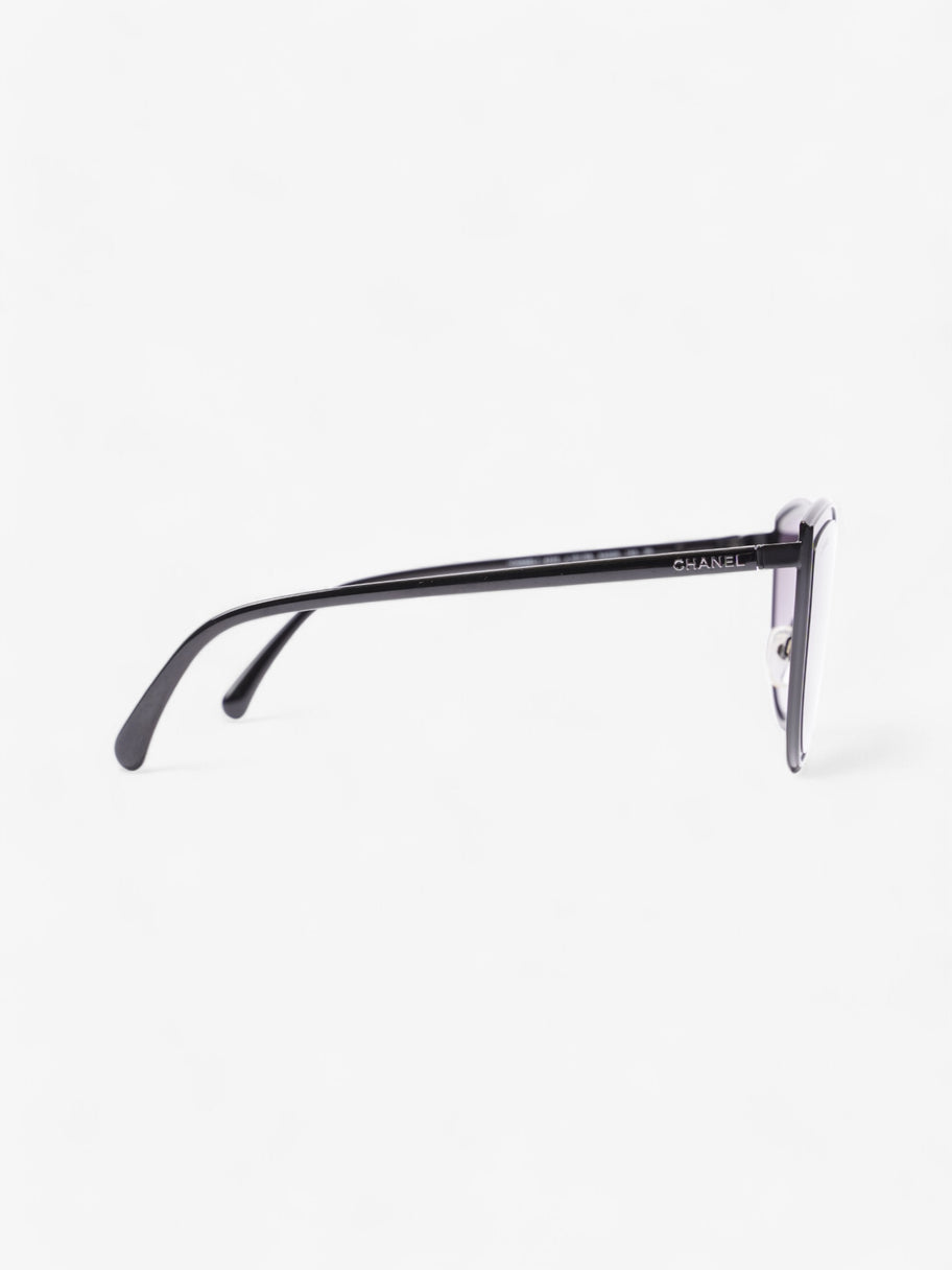Chanel Cat-Eye Sunglasses Black Acetate 140mm Image 4