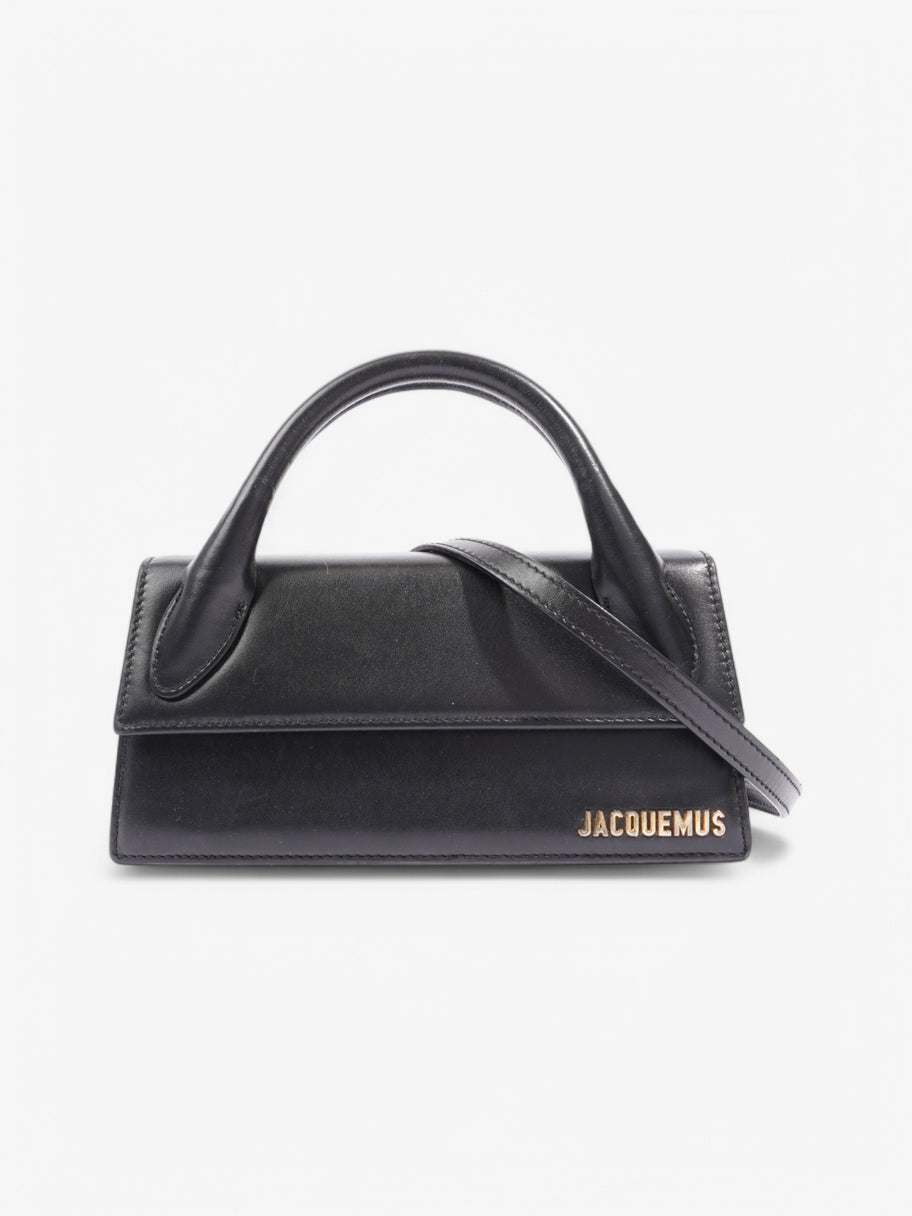 Jacquemus Chiquito Long Black Leather Image 1