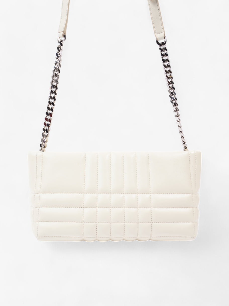 Burberry Quilted Lola Bag Pale Vanilla Lambskin Leather Small Image 4