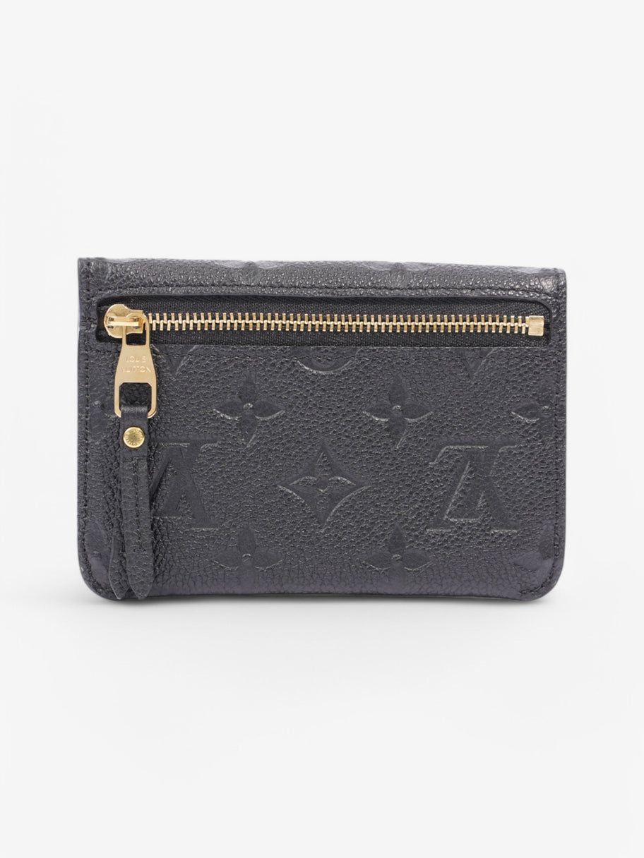 Louis Vuitton Coin Purse Keychain Black Leather Image 2