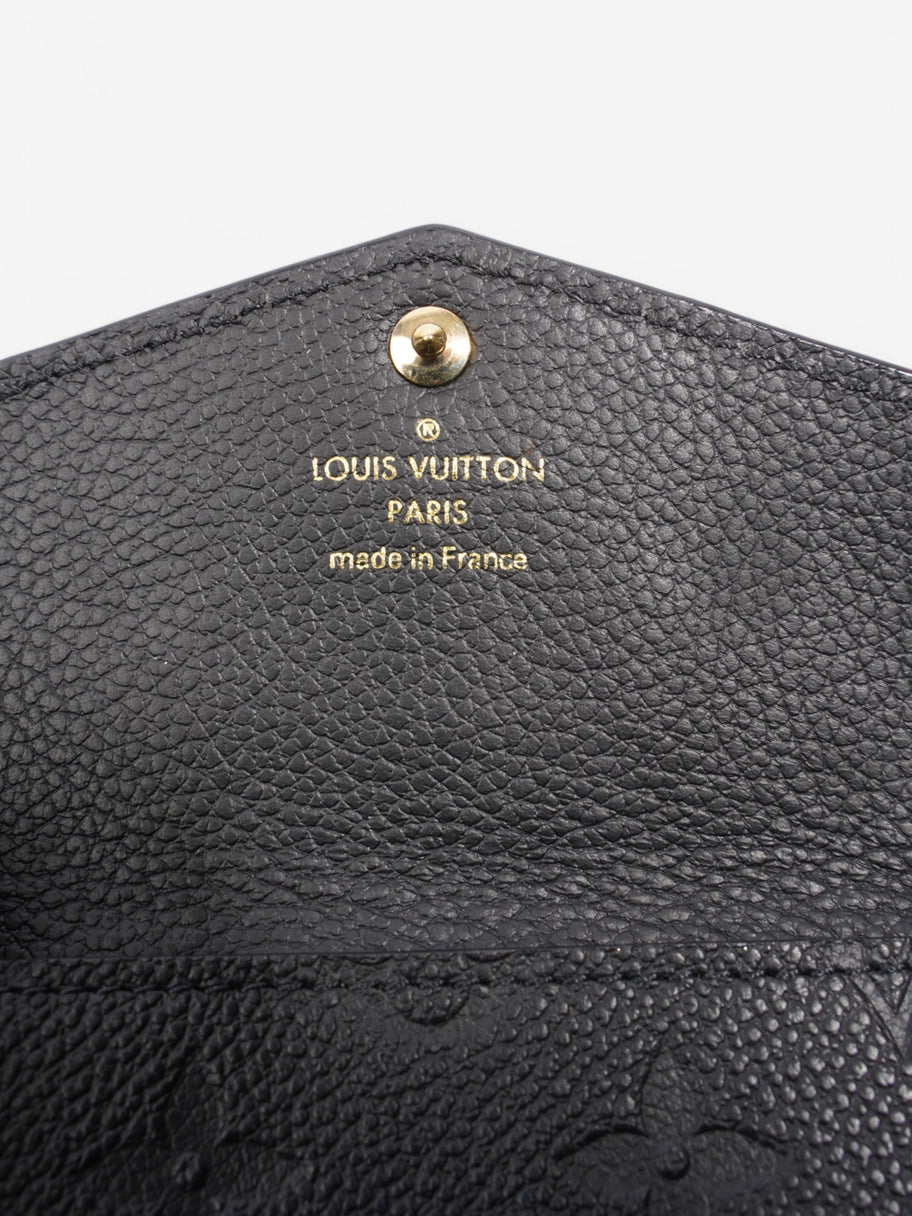 Louis Vuitton Coin Purse Keychain Black Leather Image 4