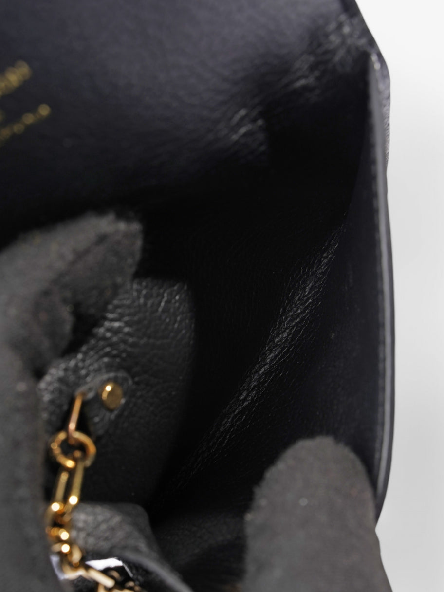 Louis Vuitton Coin Purse Keychain Black Leather Image 5