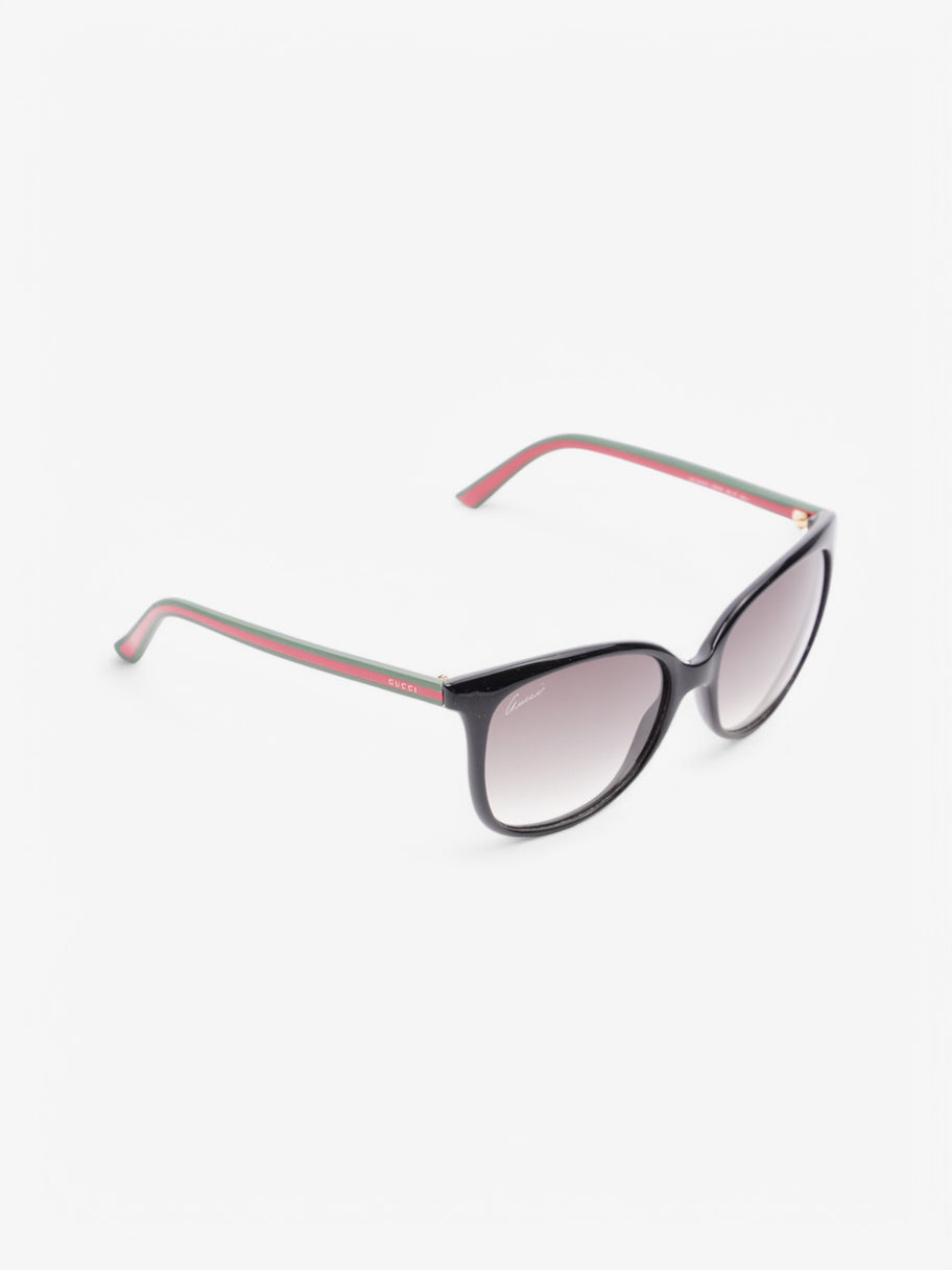 Gucci Gucci Sunglasses Black / Green / Red Plastic Image 6