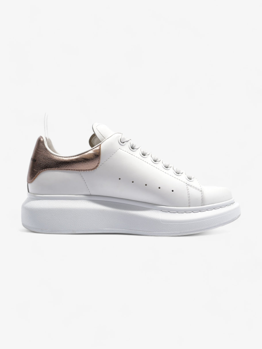 Alexander McQueen Oversized Sneakers  White / Rose Gold Leather EU 38.5 UK 5.5 Image 4