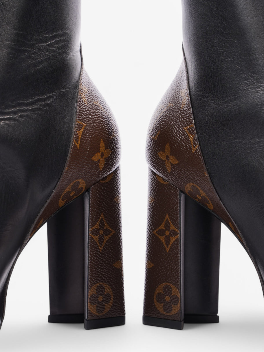 Louis Vuitton Matchmake Ankle Boot 90 Black / Monogram Leather EU 39 UK 6 Image 9