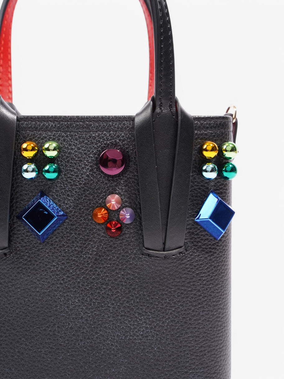 Christian Louboutin Cabata Black / Red Leather Mini Image 7