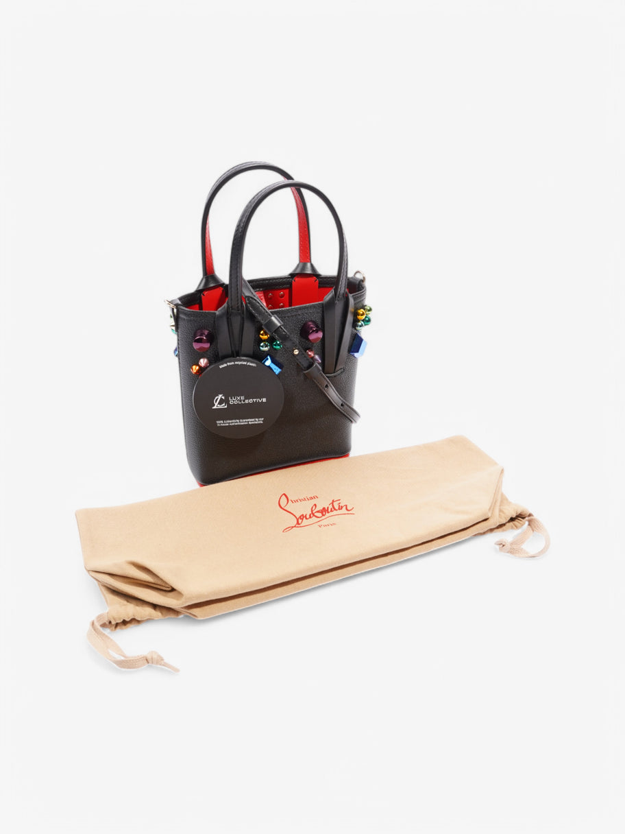 Christian Louboutin Cabata Black / Red Leather Mini Image 9