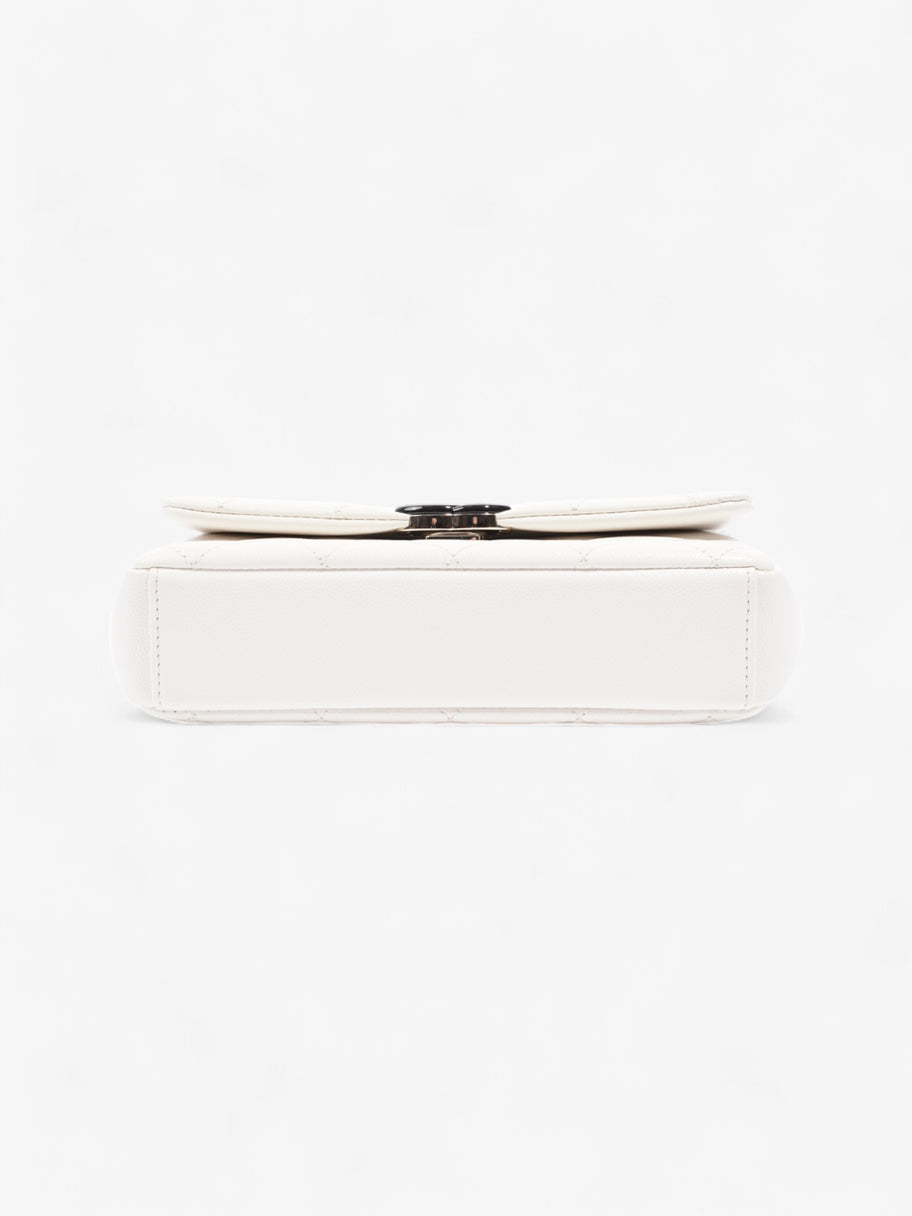 Chanel My Everything Flap White / Black Caviar Leather Small Image 6