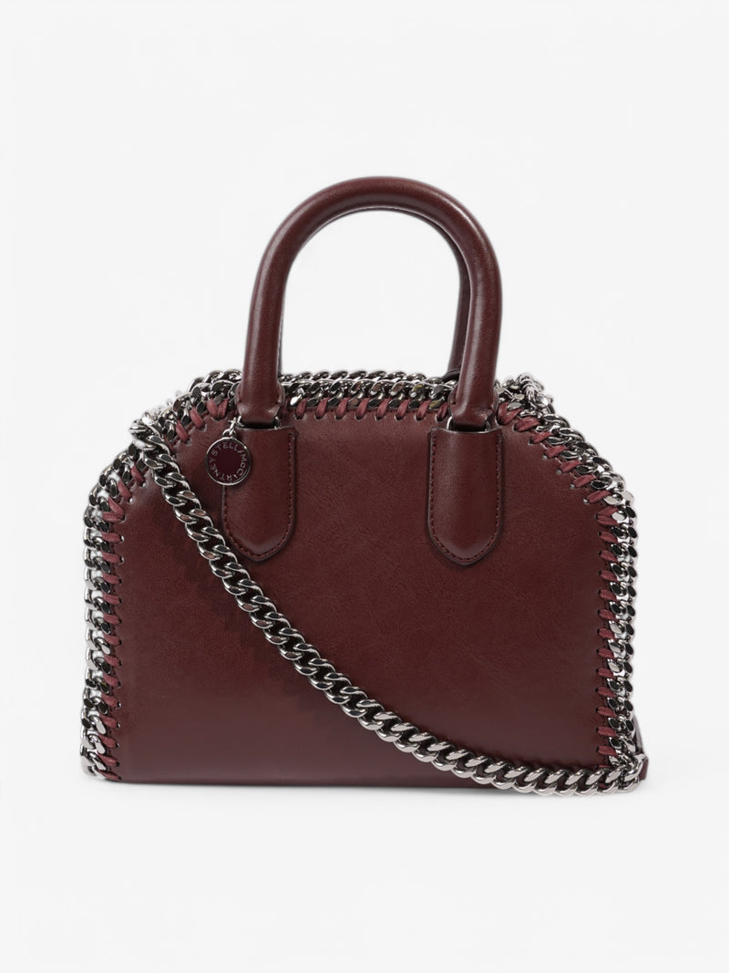  Stella McCartney Falabella Box Burgundy Faux Leather
