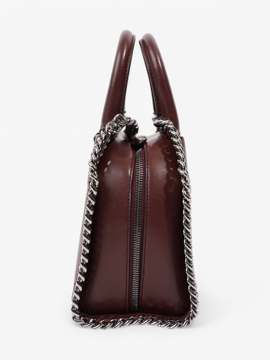 Stella McCartney Falabella Box Burgundy Faux Leather Image 3