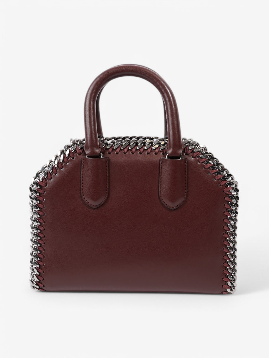 Stella McCartney Falabella Box Burgundy Faux Leather Image 5