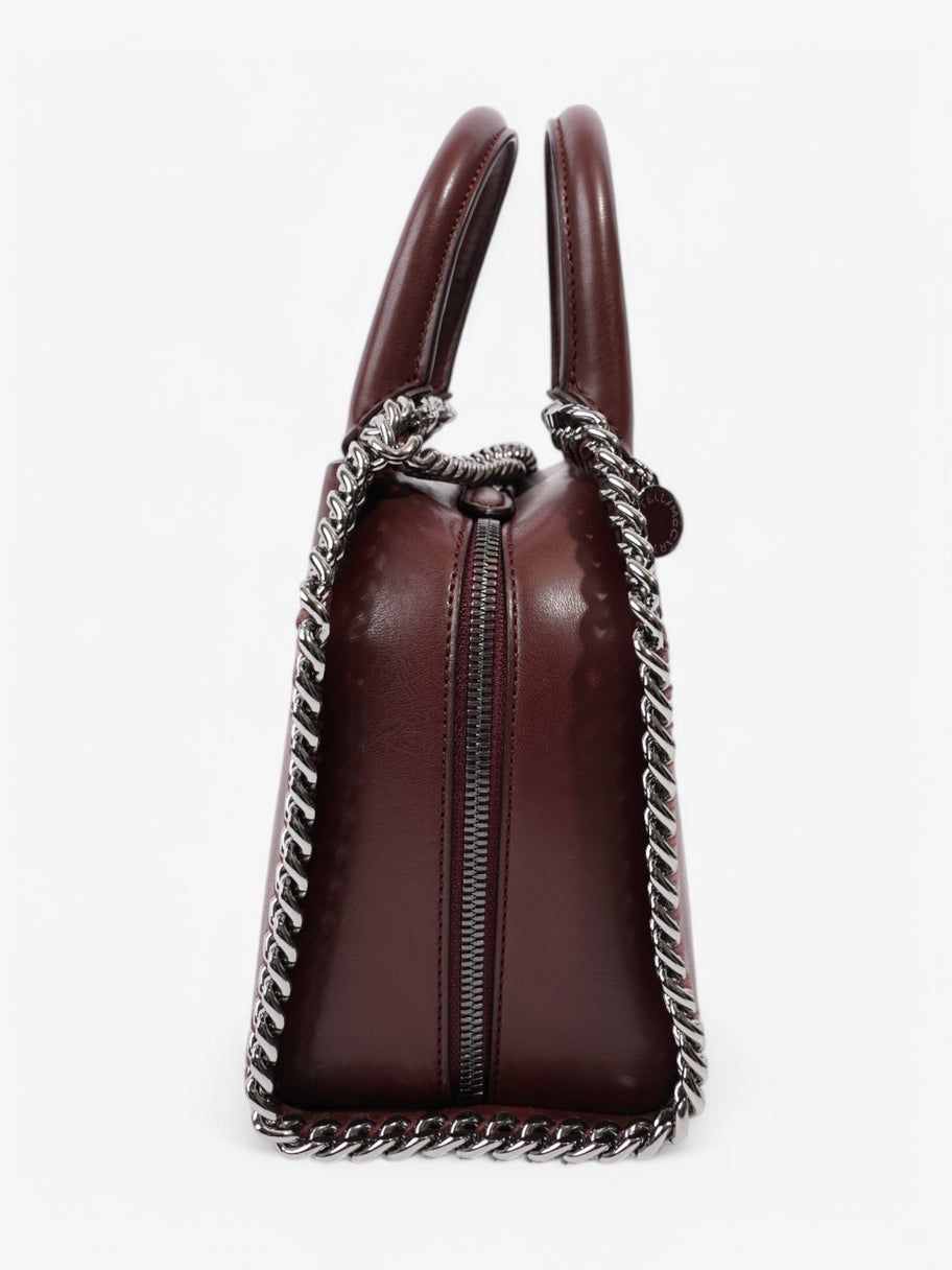 Stella McCartney Falabella Box Burgundy Faux Leather Image 4