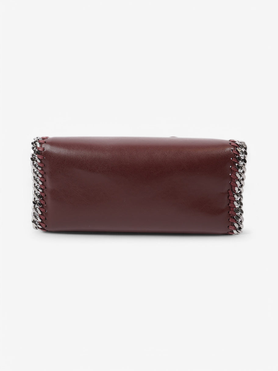 Stella McCartney Falabella Box Burgundy Faux Leather Image 6