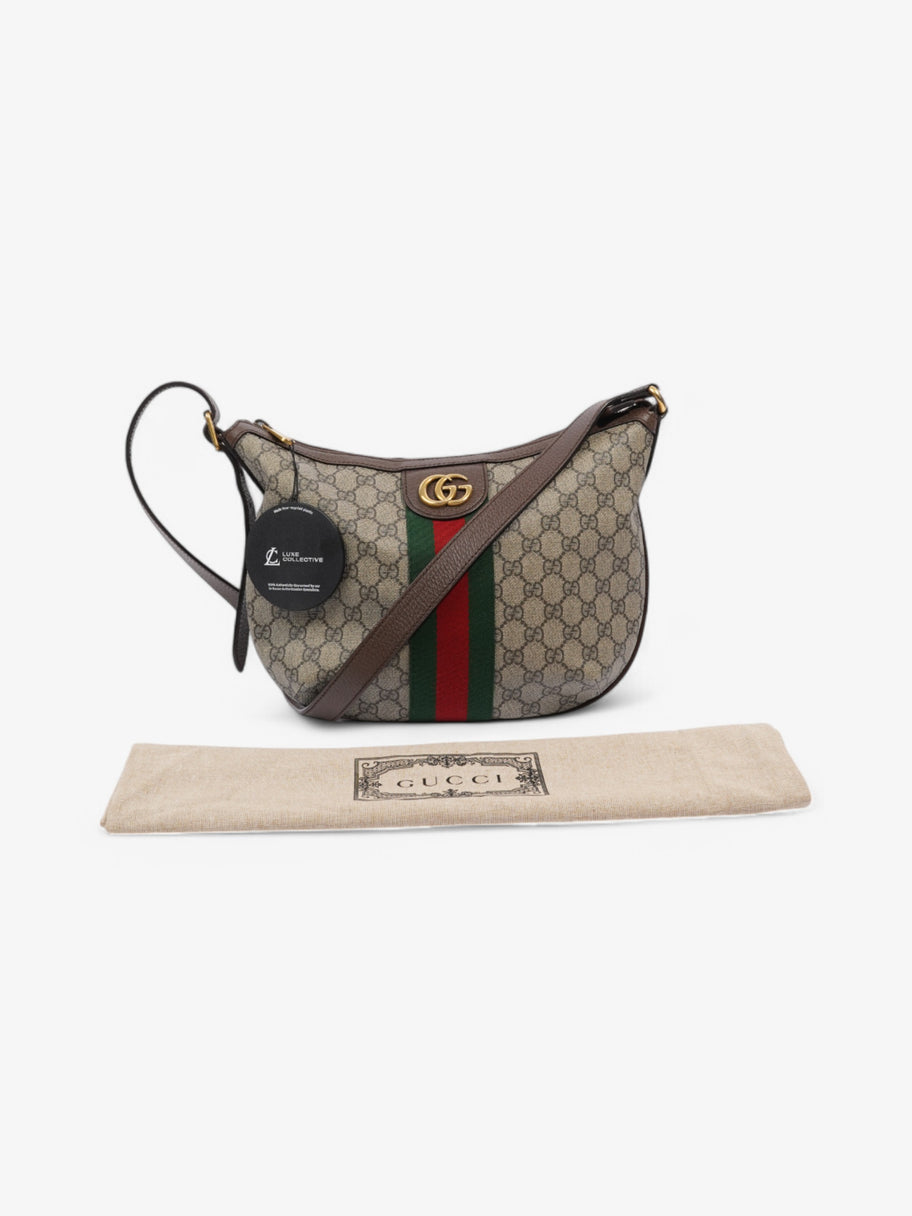 Gucci Ophidia Beige  / Green / Red Coated Canvas Image 8