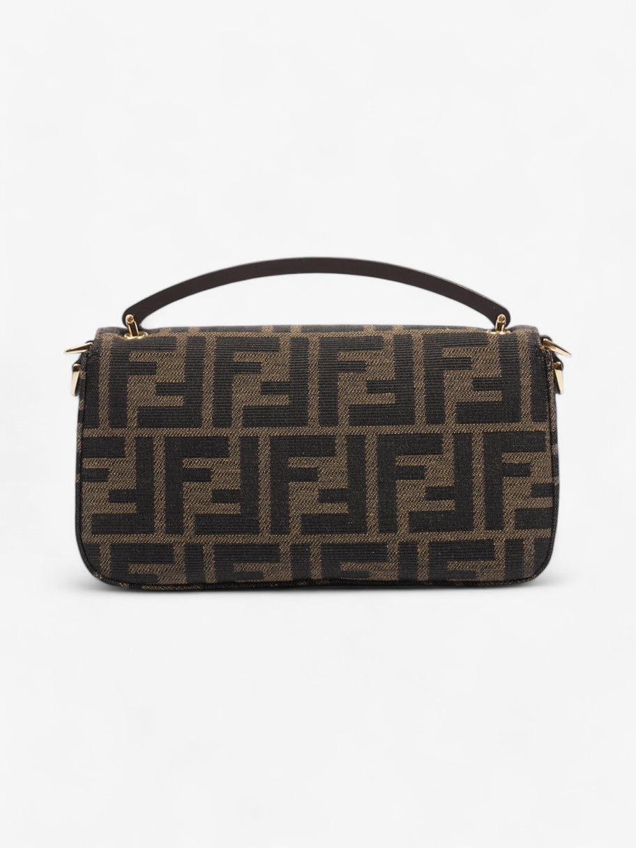 Fendi Baguette Zucca / Brown Fabric Mini Image 4