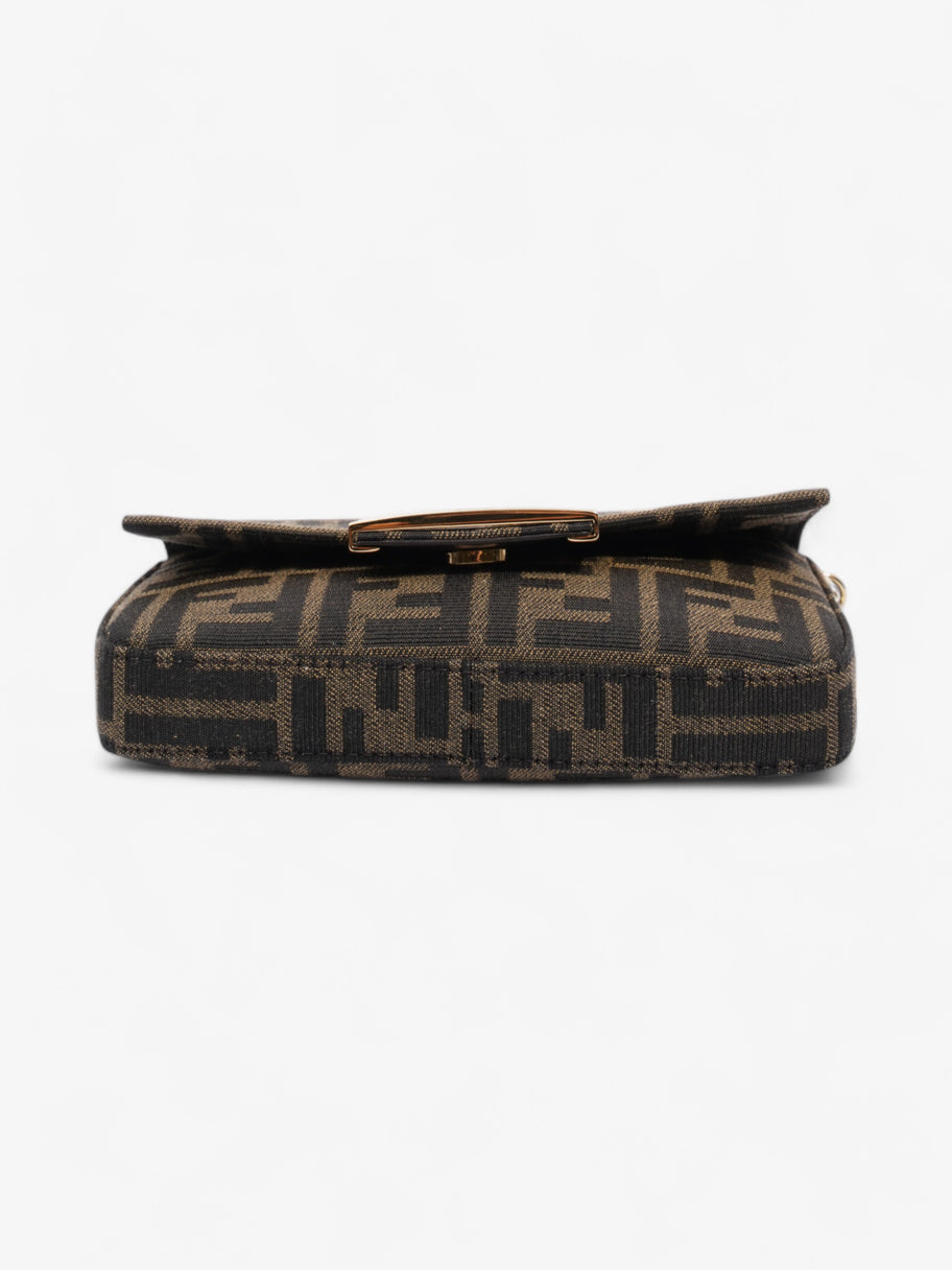 Fendi Baguette Zucca / Brown Fabric Mini Image 6