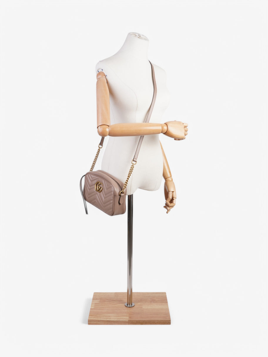 Gucci Marmont Zip Nude Leather Small Image 2