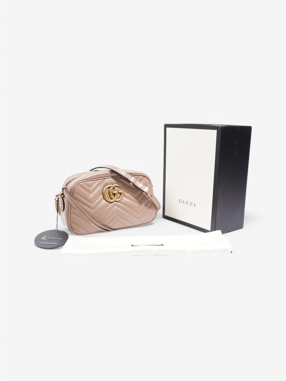 Gucci Marmont Zip Nude Leather Small Image 9
