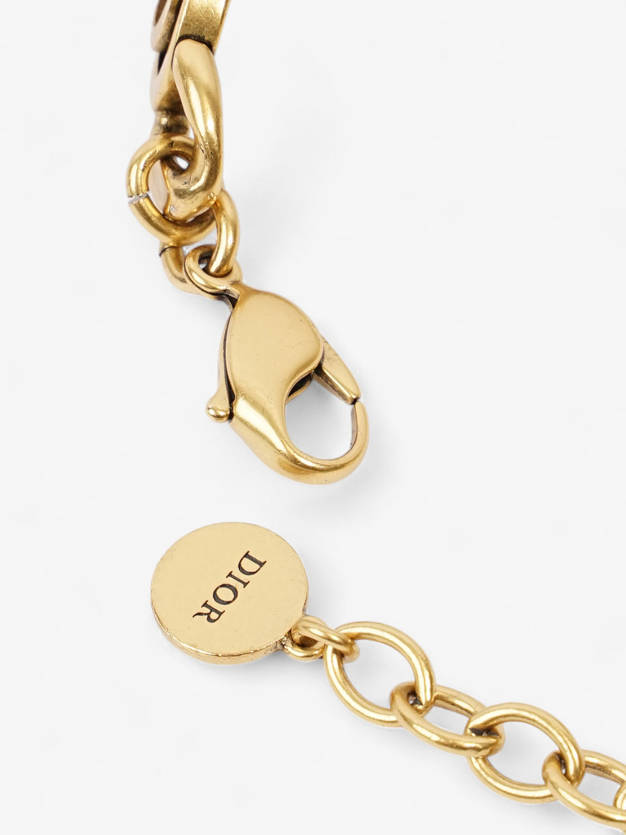 Christian Dior CD Chain Bracelet Gold Base Metal Image 4