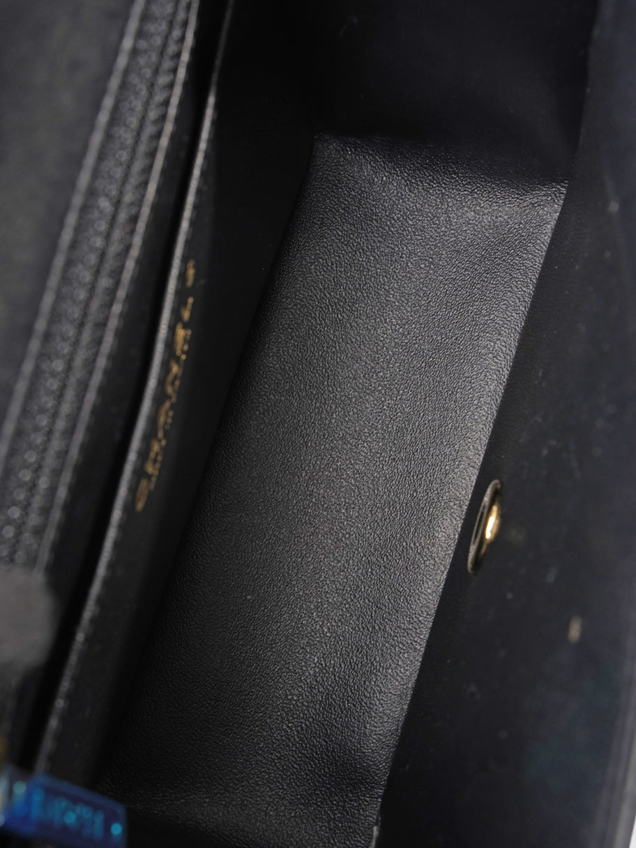 Chanel Classic Square Flap Black Lambskin Leather Mini Image 9