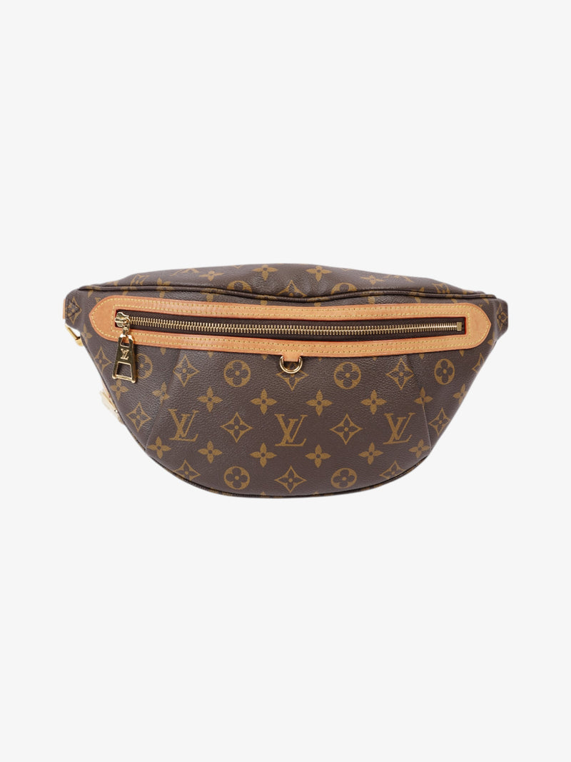  Louis Vuitton High Rise Bumbag Monogram Coated Canvas