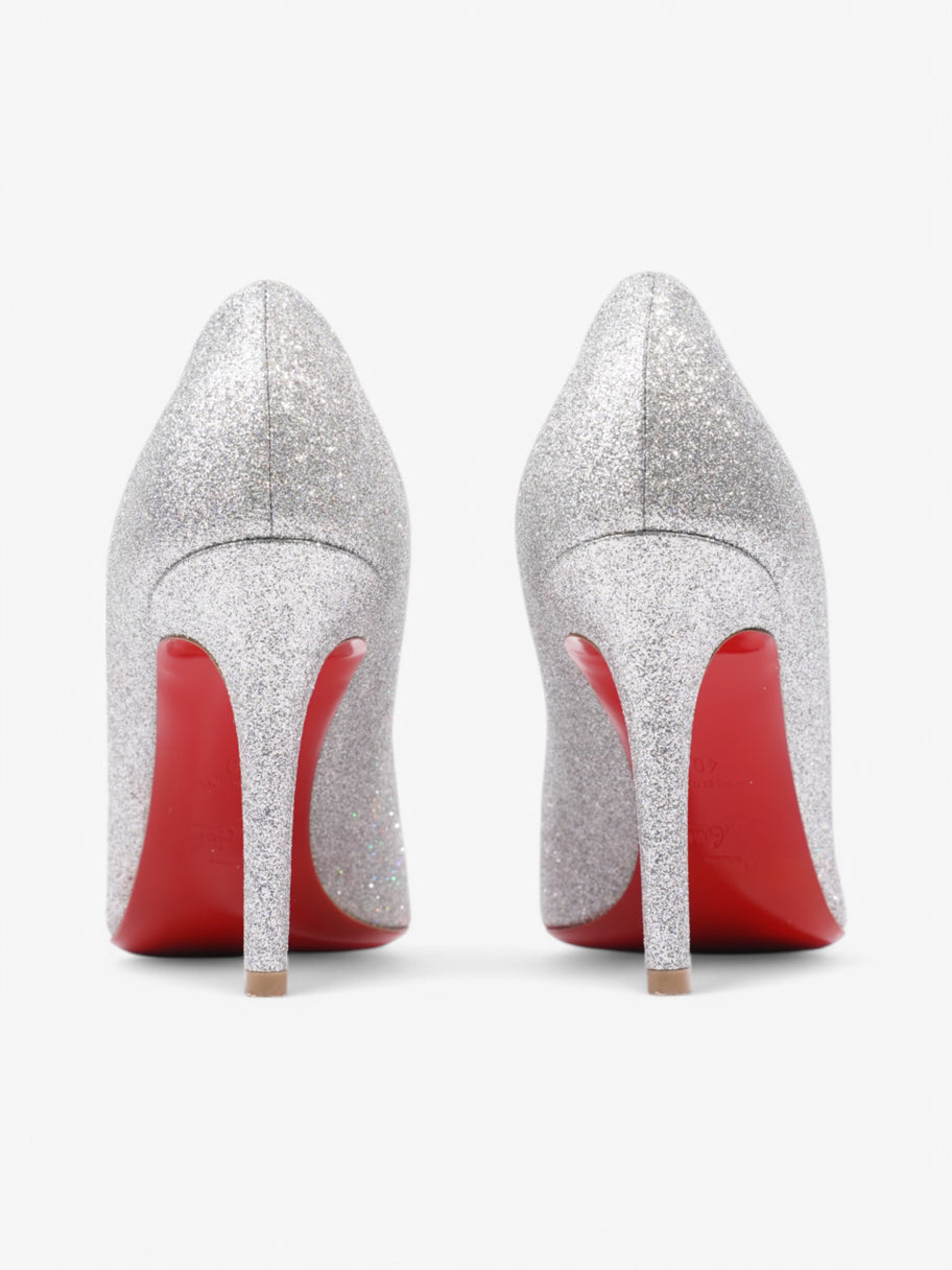 Christian Louboutin Fifille  85 Silver Glitter EU 40 UK 7 Image 6