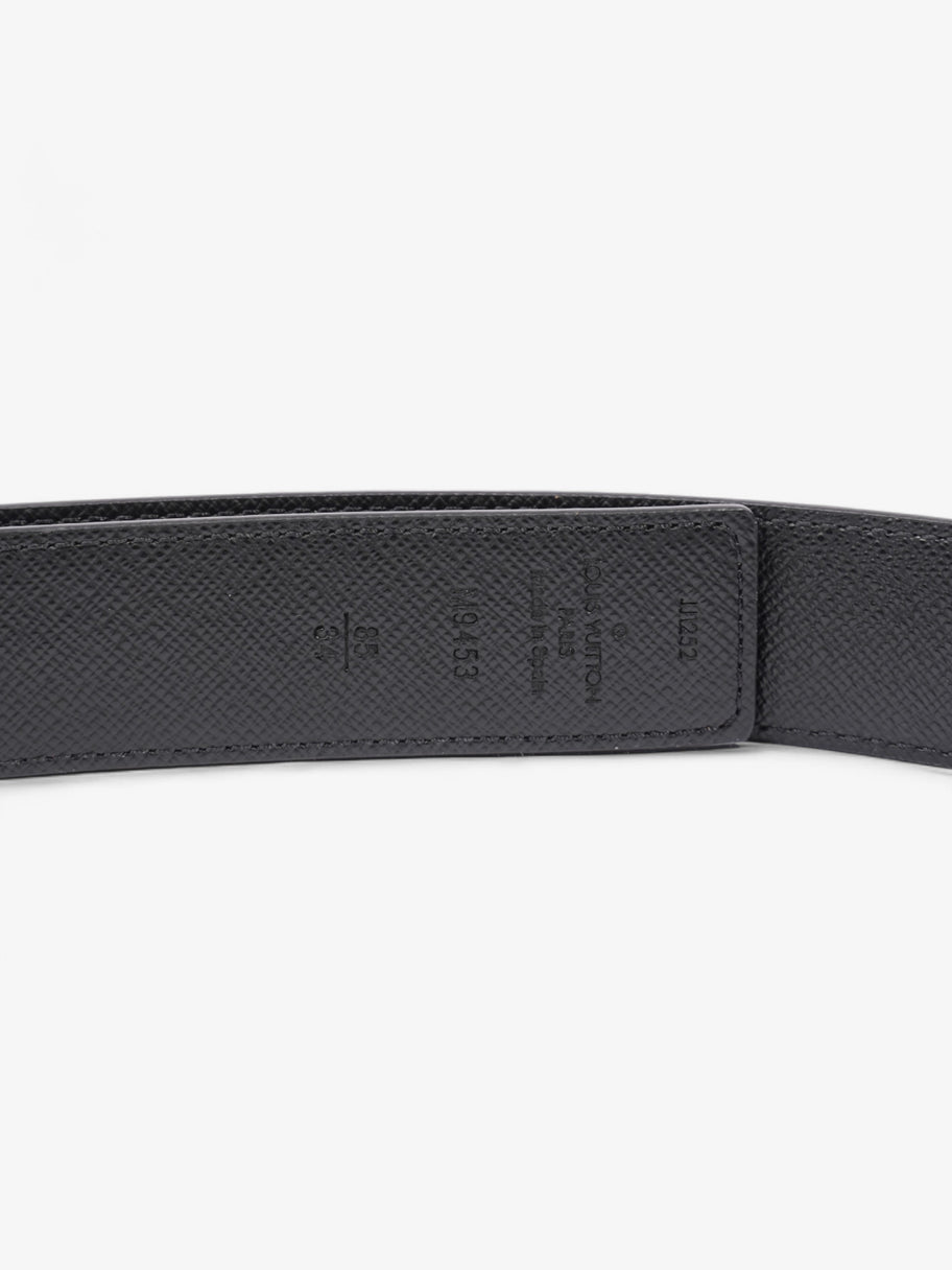 Louis Vuitton LV Initiales Reversible Belt Monogram / Black / Gold Canvas 85cm / 34