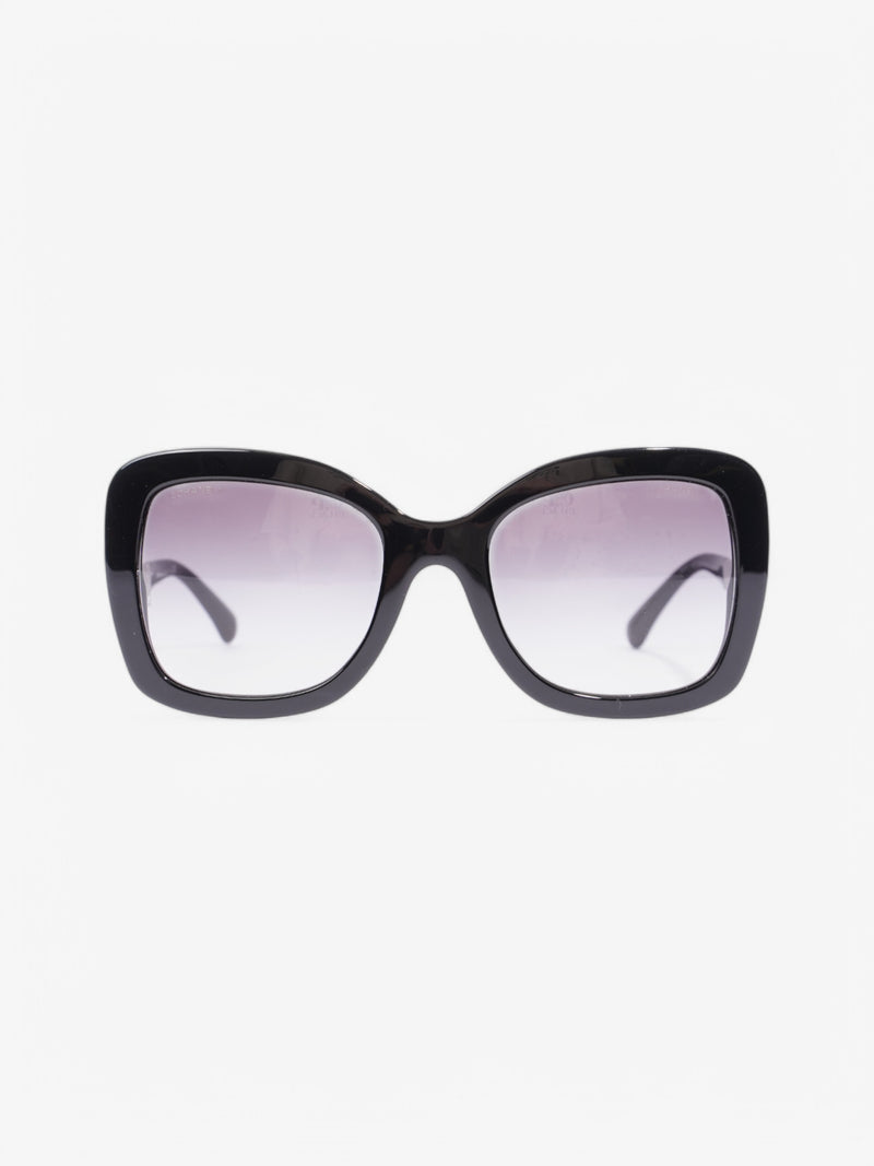  Chanel 5370 Sunglasses Black / Silver Acetate 135mm