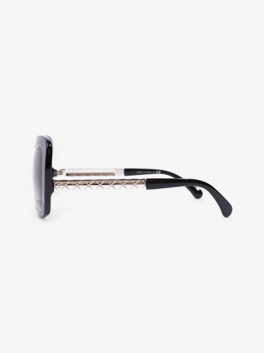 Chanel 5370 Sunglasses Black / Silver Acetate 135mm Image 2