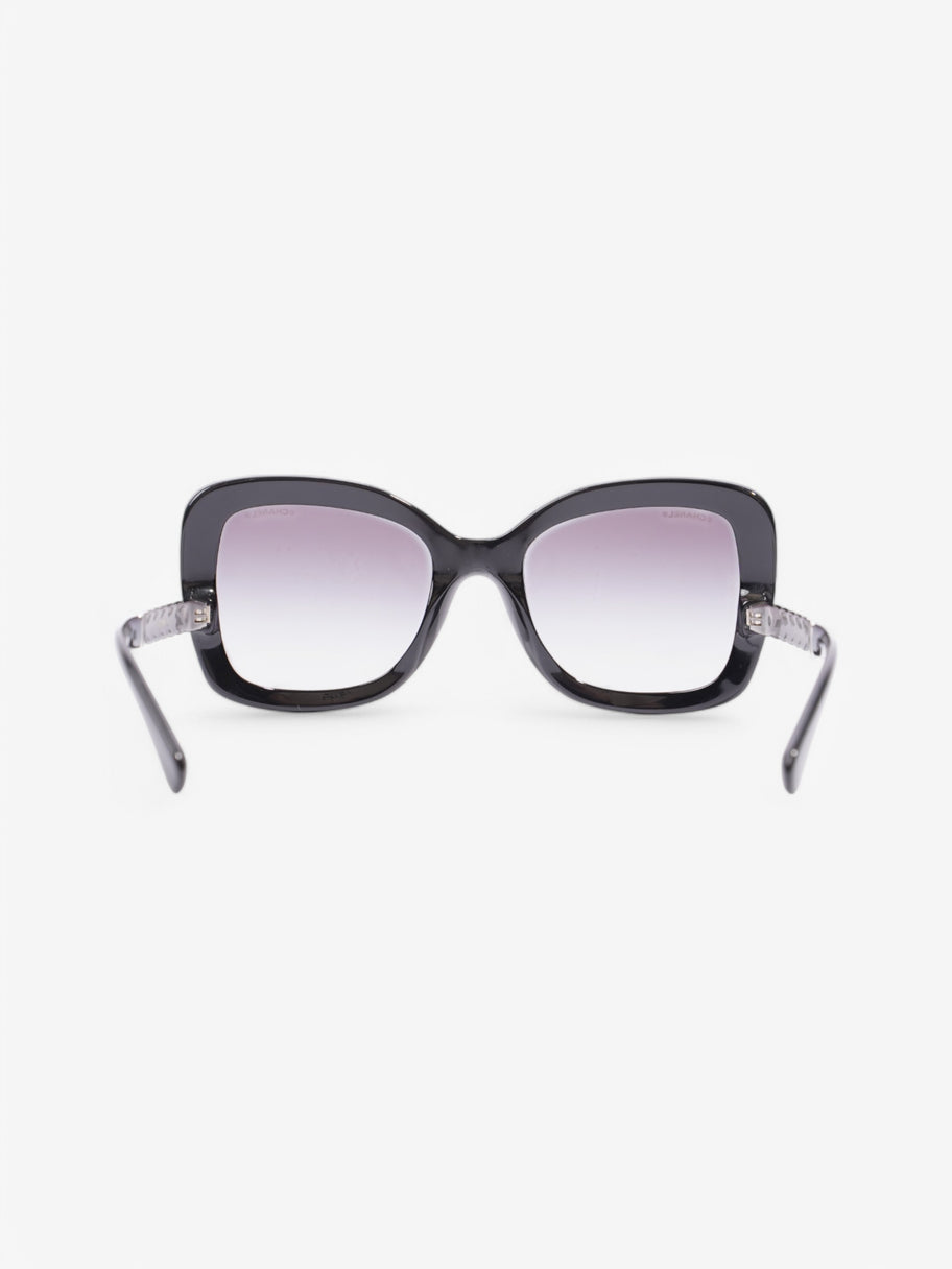 Chanel 5370 Sunglasses Black / Silver Acetate 135mm Image 3