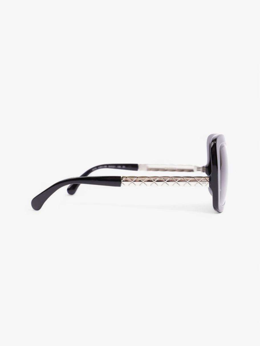 Chanel 5370 Sunglasses Black / Silver Acetate 135mm Image 4