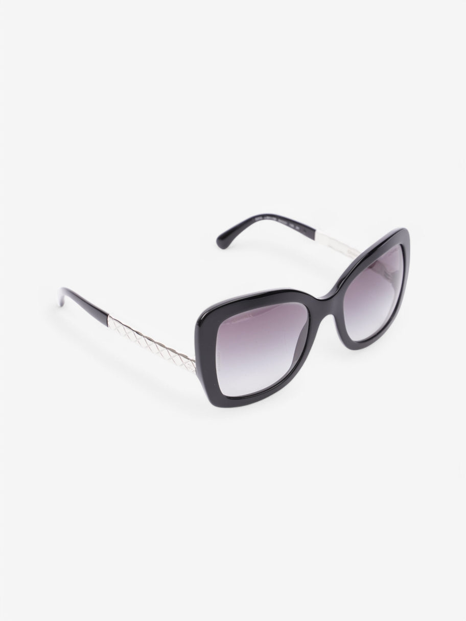 Chanel 5370 Sunglasses Black / Silver Acetate 135mm Image 6