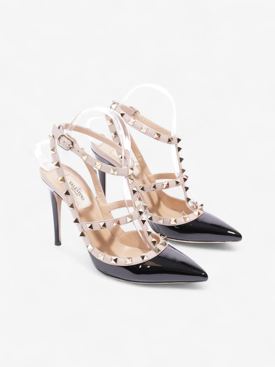 Valentino Rockstud Heels 100 Black / Nude Patent Leather EU 38 UK 5 Image 2