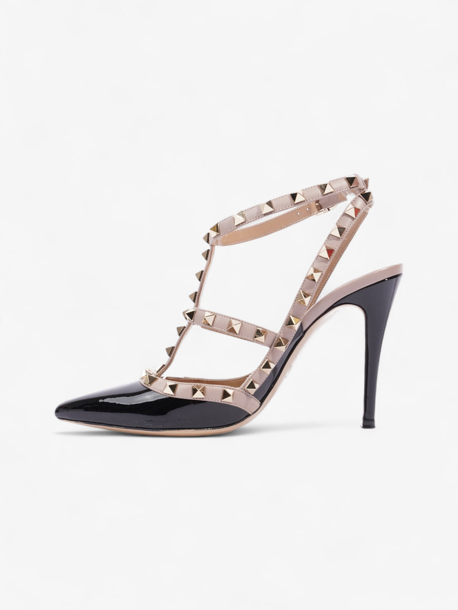 Valentino Rockstud Heels 100 Black / Nude Patent Leather EU 38 UK 5 Image 3