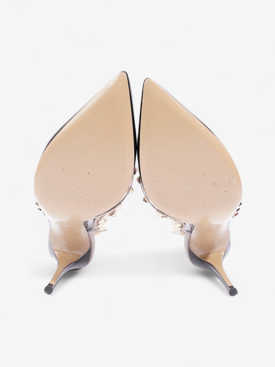 Valentino Rockstud Heels 100 Black / Nude Patent Leather EU 38 UK 5 Image 7