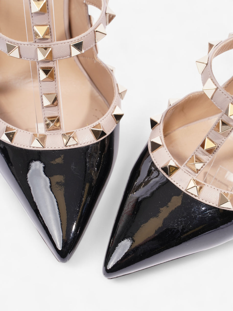 Valentino Rockstud Heels 100 Black / Nude Patent Leather EU 38 UK 5 Image 8