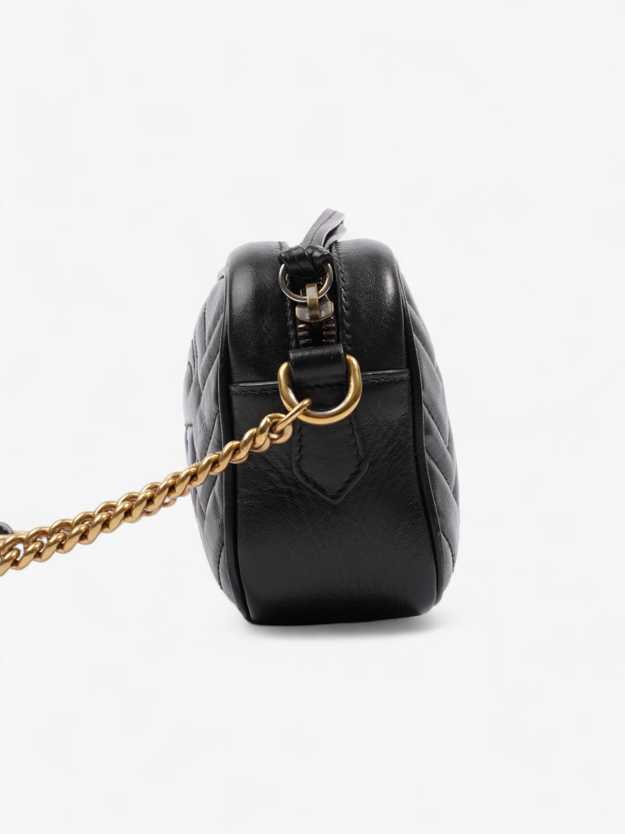 Gucci GG Marmont Bag Black Matelasse Leather Mini Image 5