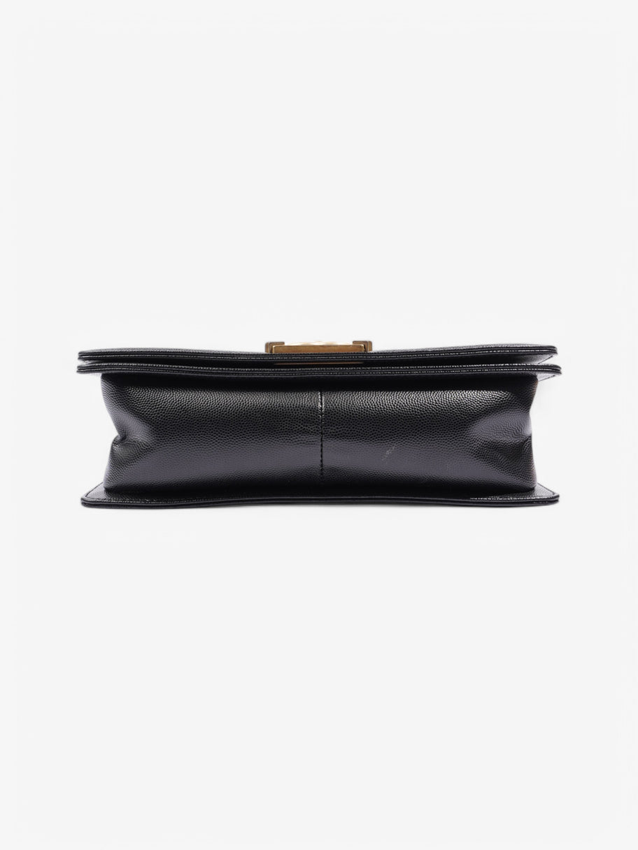 Chanel Boy Bag Black Leather Medium Image 6