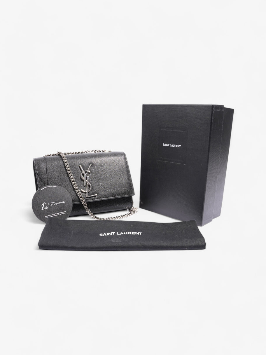 Saint Laurent Kate Black Calfskin Leather Small Image 9