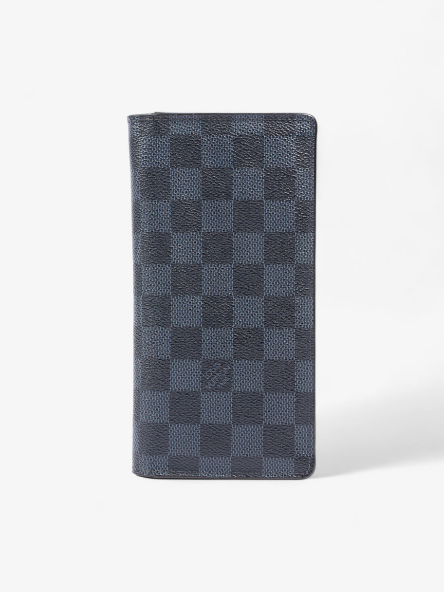 Louis Vuitton Brazza Wallet Damier Cobalt Canvas Image 1