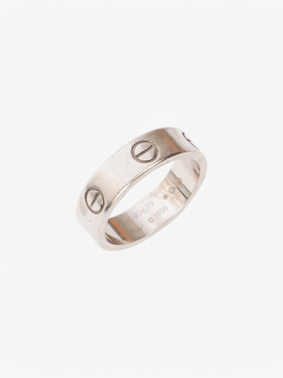 Cartier Love Ring Silver White Gold 55 Image 4
