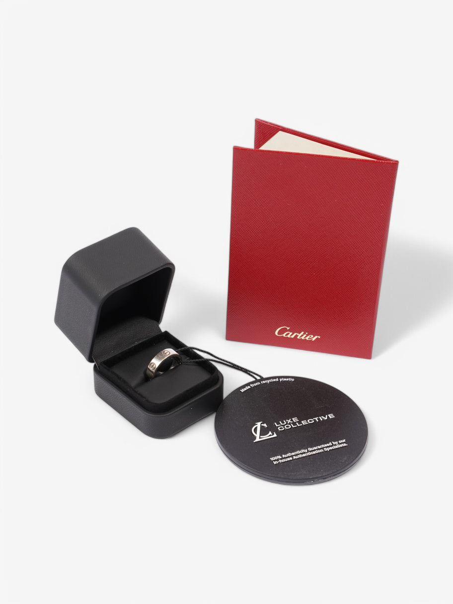 Cartier Love Ring Silver White Gold 55 Image 5