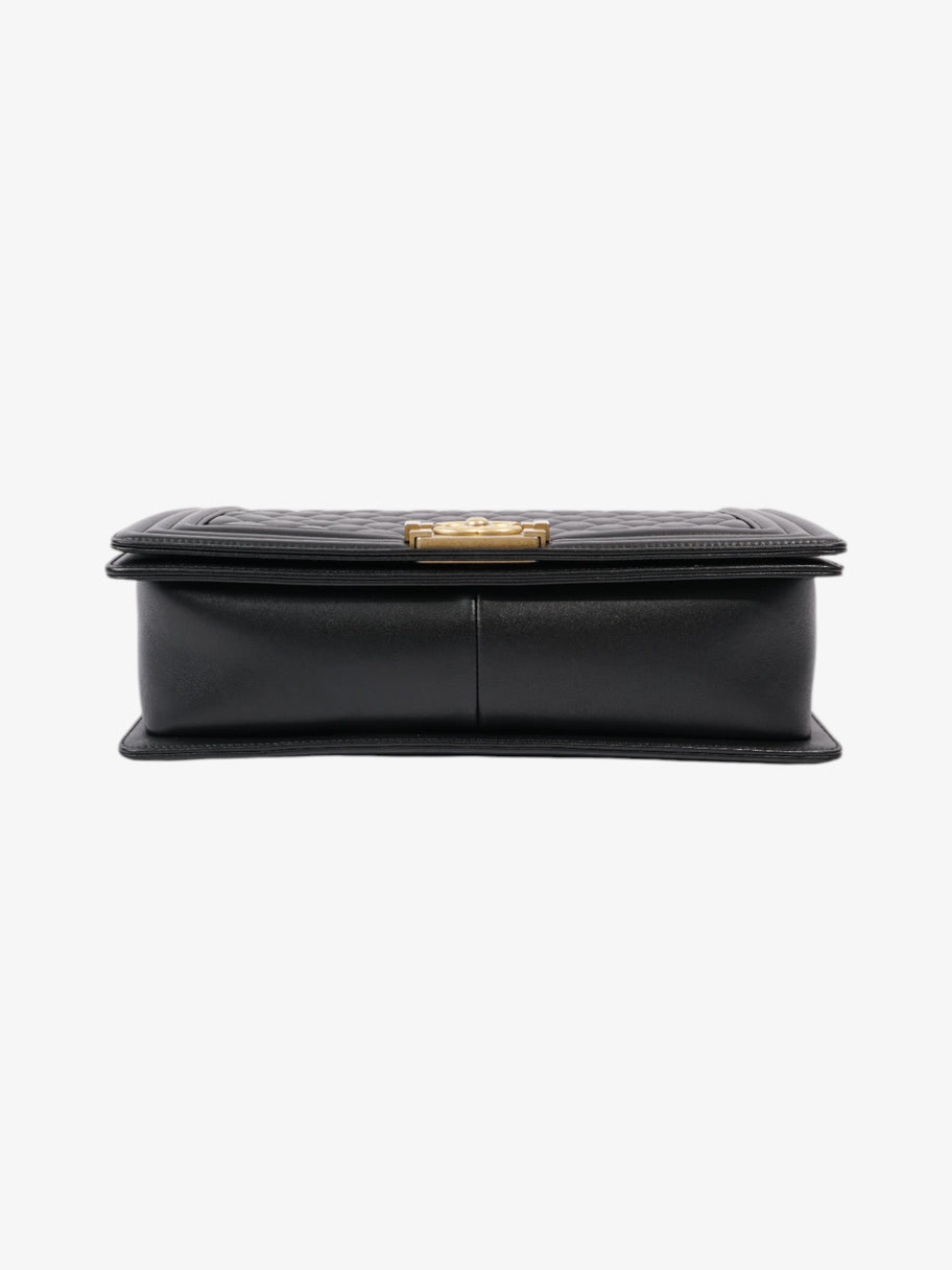 Chanel Boy Bag Black Lambskin Leather New Medium Image 6